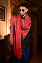 Pashtush India 70x200 Pashtush Mens Reversible Stole, 100% Pure Wool With Woolmark Certification, Multi coloured