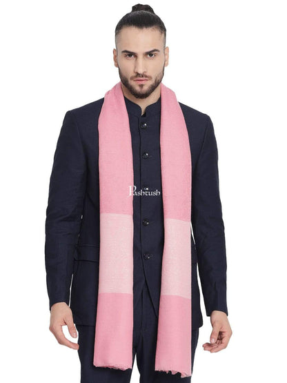 Pashtush India 70x200 Pashtush Mens Reversible Stole, with Paiseley weave