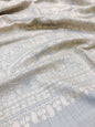 Pashtush India Mens Scarves Stoles and Mufflers Pashtush Mens Silk-Fine Wool Fine Wool, Nalki Embroidery Needlework Stole