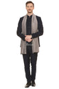 Pashtush India Mens Scarves Stoles and Mufflers Pashtush Mens Soft Bamboo Reversible Stole, Grey