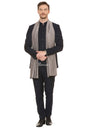 Pashtush India Mens Scarves Stoles and Mufflers Pashtush Mens Soft Bamboo Reversible Stole, Grey
