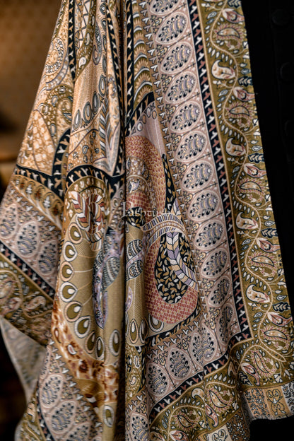 Pashtush India 70x200 Pashtush Mens Soft Bamboo Scarf, Stoles, Wraps (soft Bamboo) - Paisley Garden