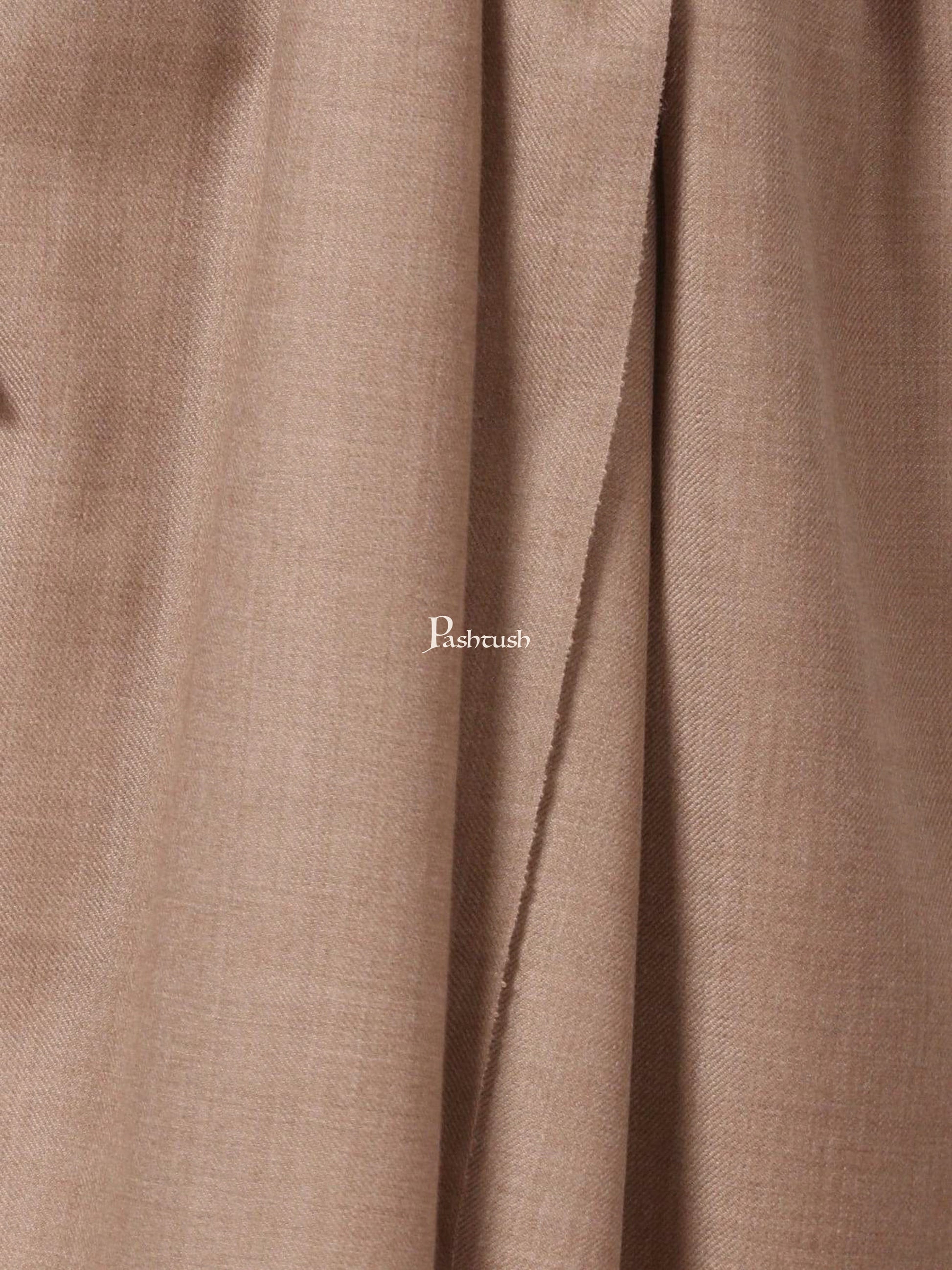 Pashtush India Mens Shawls Gents Shawl Pashtush Mens Thick Blended Wool Lohi, Mens Shawl With 50% Wool, Cedar