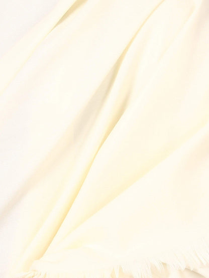 PASHTUSH MENS THICK WOOLLEN LOHI, MENS SHAWL WITH 50% WOOL,IVORY