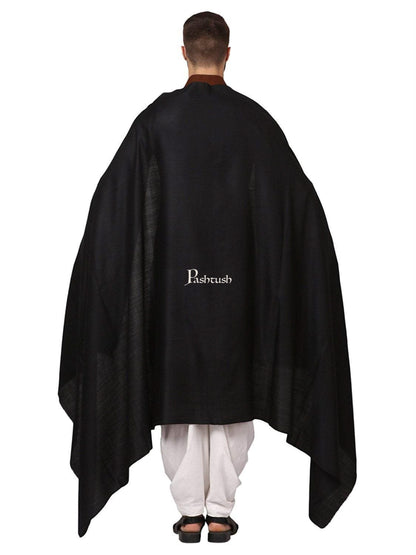 Pashtush India Mens Shawls Gents Shawl Pashtush Mens Thick Count Blended Wool Shawl, Mens Lohi (Full Size)
