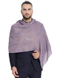 Pashtush India 70x200 Pashtush Mens Twilight Collection, Jacquard Stole, With Metallic Thread Weave, Fine Wool