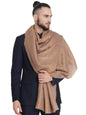 Pashtush India 70x200 Pashtush Mens Twilight Collection, Jacquard Stole, With Metallic Thread Weave, Fine Wool