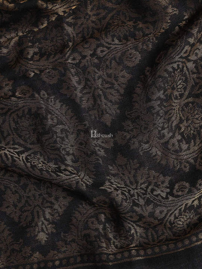 Pashtush India 70x200 Pashtush Mens Twilight Collection, Jacquard Stole, With Metallic Thread Weave, Fine Wool