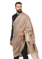 Pashtush India Mens Shawls Gents Shawl Pashtush Mens Woven Check Design Shawl, Australian Merino Wool Light Weight, Soft Handfeel