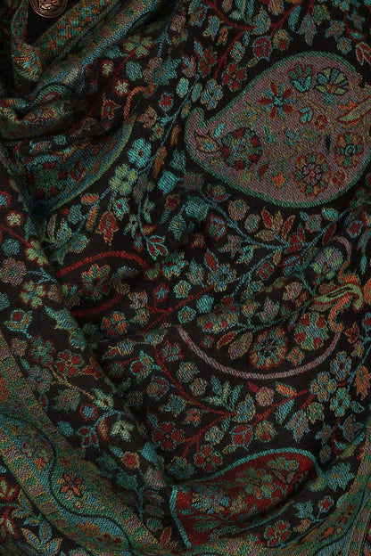 Pashtush India 70x200 Pashtush Mens Woven Ethnic Stole, Extra Soft Bamboo Fibre