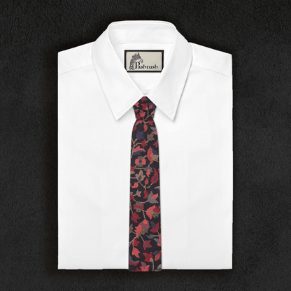 Pashtush India Tie Pashtush Mens Woven Jacquard Necktie, Tie for men, Bright Colours, Free Size, Black