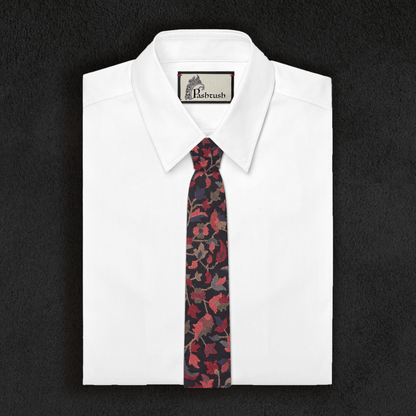 Pashtush India Tie Pashtush Mens Woven Jacquard Necktie, Tie for men, Bright Colours, Free Size, Black