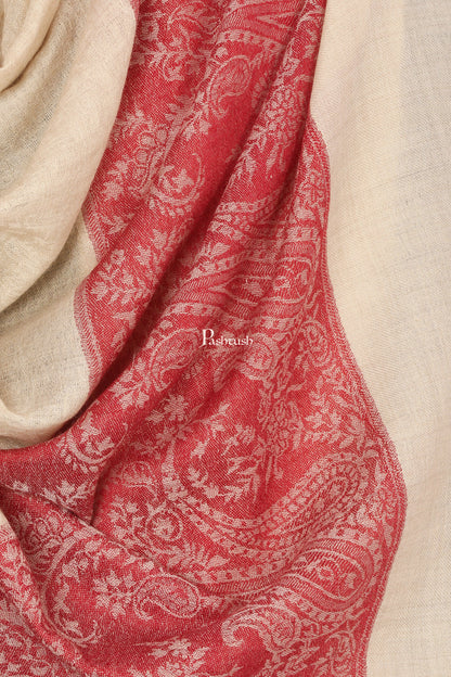 Pashtush India Mens Shawls Gents Shawl Pashtush Mens Woven Jacquard Shawl, Fine Wool, Extra Soft And Warm