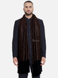 Pashtush India Mens Shawls Gents Shawl Pashtush Mens Woven Paisley, Self Shawl, In Extra Soft Fine Wool, Large Wrap Size