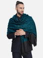 Pashtush India Mens Shawls Gents Shawl Pashtush Mens Woven Paisley, Self Shawl, In Extra Soft Fine Wool, Large Wrap Size