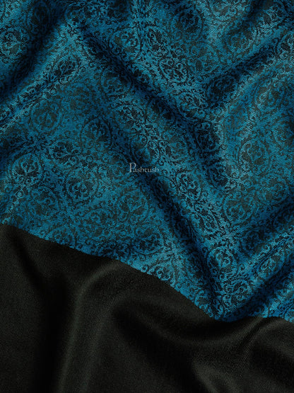 Pashtush India Mens Shawls Gents Shawl Pashtush Mens Woven Paisley, Self Shawl, In Extra Soft Fine Wool, Large Wrap Size