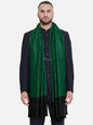 Pashtush India Mens Shawls Gents Shawl Pashtush Mens Woven Paisley, Self Shawl, In Extra Soft Fine Wool, Large Wrap Size