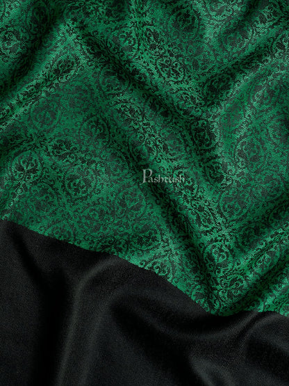 Pashtush India Mens Shawls Gents Shawl Pashtush Mens Woven Paisley, Self Shawl, In Extra Soft Fine Wool, Large Wrap Size