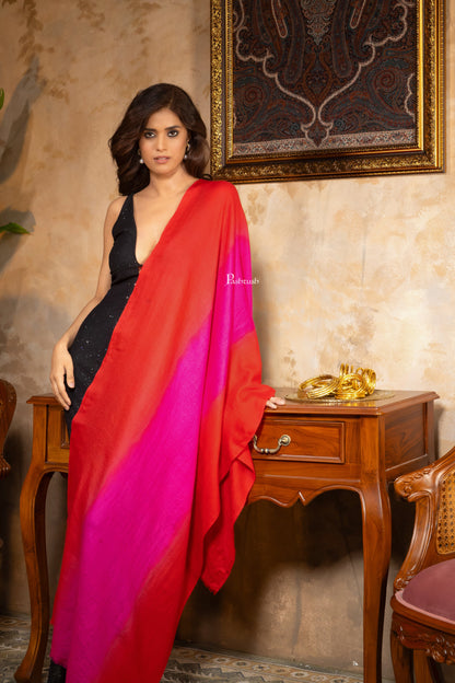 Pashtush India Womens Stoles and Scarves Scarf Pashtush Pure Cashmere Ombre Stole, Premium Extra Soft and Warm