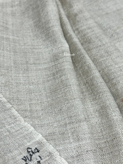 Pashtush India Womens Shawls Pashtush Pure Pashmina Shawl, Hand Woven, Handmade, Beige