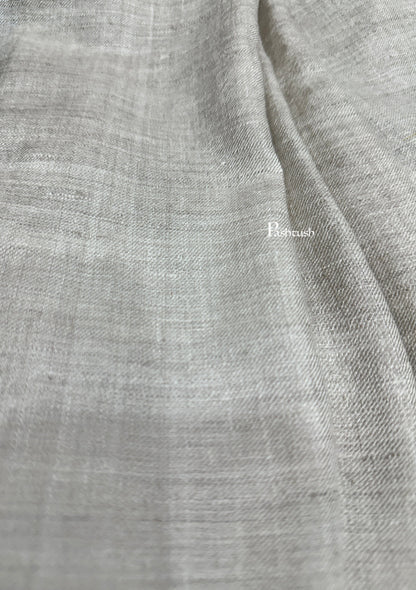 Pashtush India Womens Shawls Pashtush Pure Pashmina Shawl, Hand Woven, Handmade, Beige