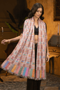 Pashtush India Womens Shawls Pashtush  Pure Pashmina Shawl, Hand Woven Kaani Design, Multicoloured