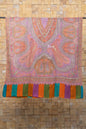 Pashtush India Womens Shawls Pashtush  Pure Pashmina Shawl, Sozni Hand Embroidery, Hand Woven, Kalamkari Design, Multicolour