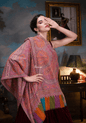 Pashtush India Womens Shawls Pashtush  Pure Pashmina Shawl, Sozni Hand Embroidery, Hand Woven, Kalamkari Design, Multicolour