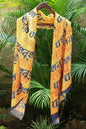 Pashtush India Womens Stoles and Scarves Scarf Pashtush women Bamboo stole, Printed design, mustard