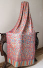 Pashtush India Womens Stoles and Scarves Scarf Pashtush women Extra soft bamboo stole, Ethnic weave design, Multicolour