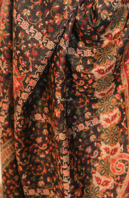 Pashtush India Womens Shawls Pashtush women faux pashmina shawl, ethnic weave design, multi color