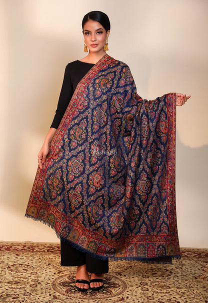 Pashtush India Womens Shawls Pashtush women faux pashmina shawl, ethnic weave design, multi color
