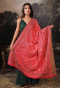 Pashtush India Womens Shawls Pashtush women faux pashmina shawl, ethnic weave design, multi color