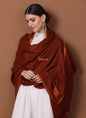 Pashtush India Shawl Pashtush Women's 100% Hand Embroidery Kashmiri Shawl, With Kingri Sozni Embroidery Borderwork - Ferozi