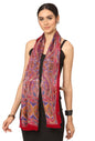 Pashtush India Scarf Pashtush Women's 100% Pure Silk, Printed Scarf - Paisley Romance