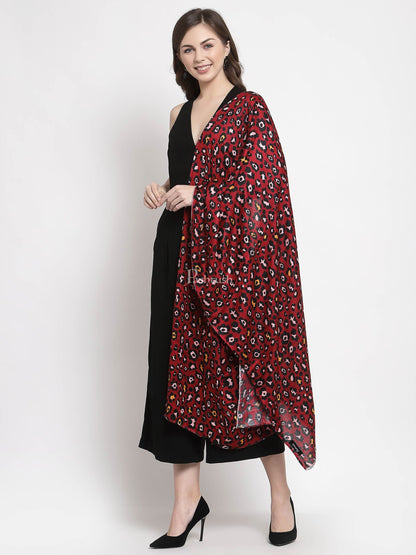 Pashtush India Womens Stoles and Scarves Scarf Pashtush Women'S 100% Pure Silk, Printed Scarf - Paisley Romance