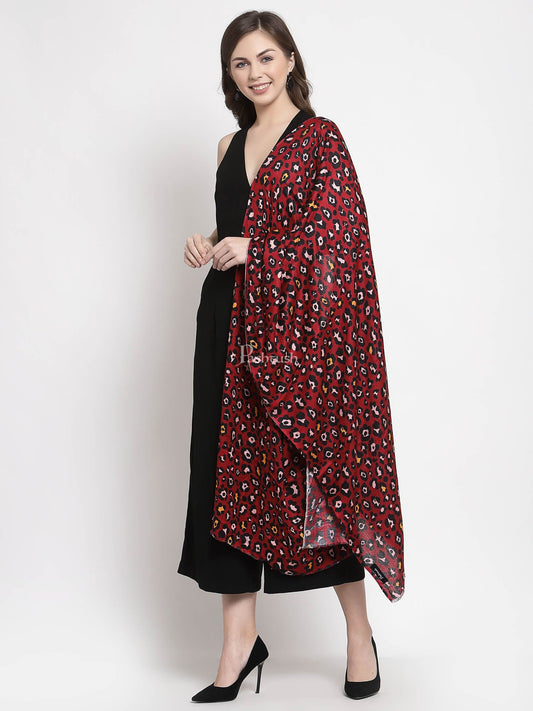 Pashtush India Womens Stoles and Scarves Scarf Pashtush Women'S 100% Pure Silk, Printed Scarf - Paisley Romance