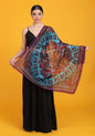 Pashtush India Scarf Pashtush Women's 100% Pure Silk, Printed Scarf, Ultra Soft and Smooth