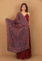 Pashtush Shawl Store Stole Pashtush Women's Antique Scarf, Extra soft Bamboo, Ethnic Kashmiri Weave