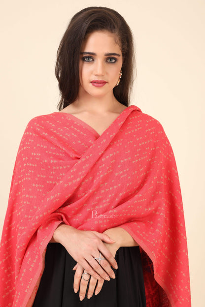 Pashtush India 70x200 Pashtush Women's Aztec Design, Soft Bamboo Scarf
