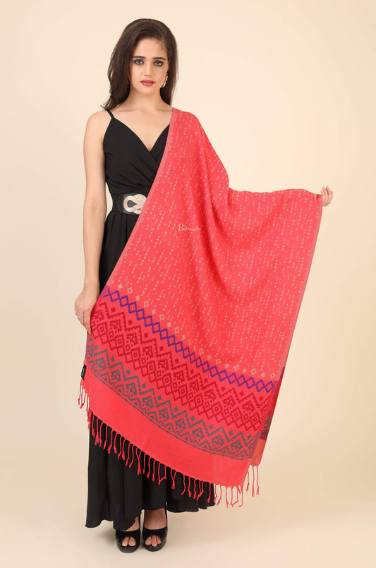Pashtush India 70x200 Pashtush Women's Aztec Design, Soft Bamboo Scarf