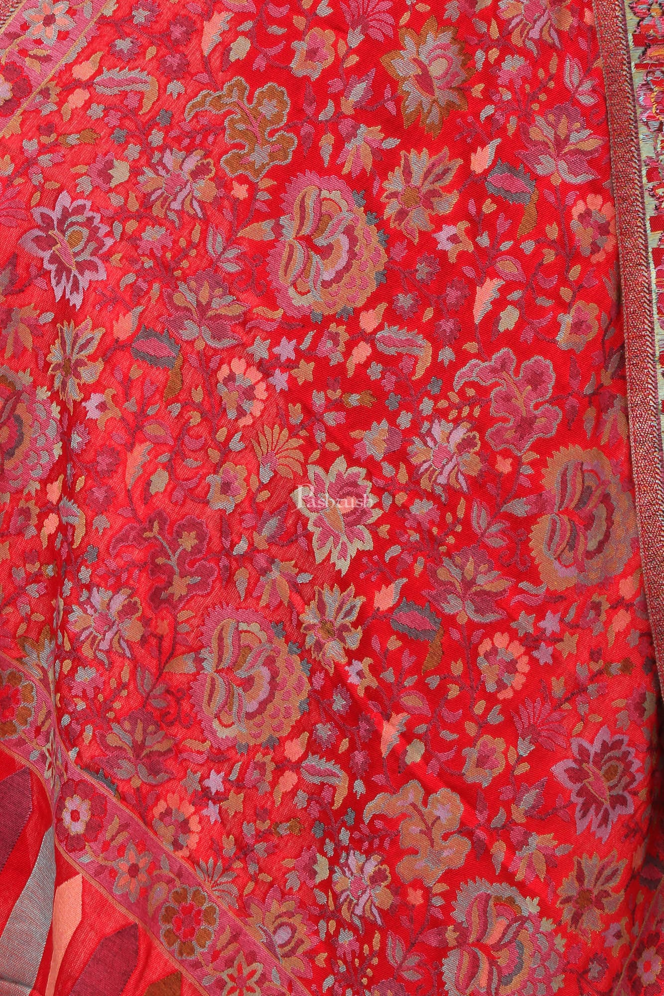 Pashtush India Womens Stoles and Scarves Scarf Pashtush Women'S Ethnic Design, Soft Bamboo Scarf, Casual Shawls, Stoles, Wraps (Soft Bamboo) Black (Maroon)