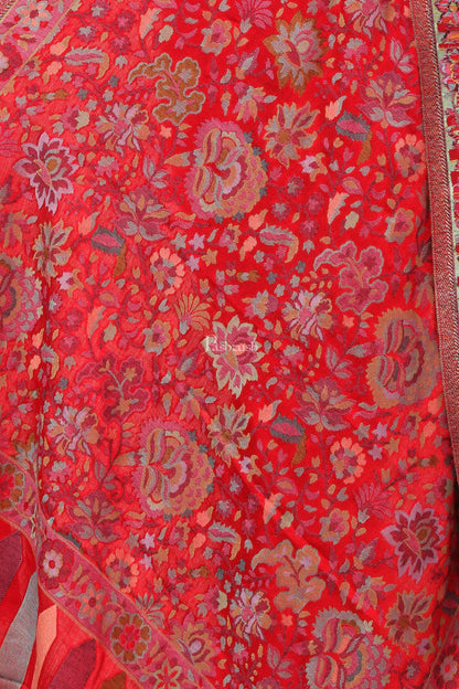 Pashtush India Womens Stoles and Scarves Scarf Pashtush Women'S Ethnic Design, Soft Bamboo Scarf, Casual Shawls, Stoles, Wraps (Soft Bamboo) Black (Maroon)