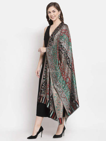 Pashtush India Womens Stoles and Scarves Scarf Pashtush Women'S Ethnic Design, Soft Bamboo Scarf, Casual Stoles, Wraps