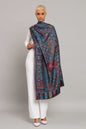Pashtush India Womens Stoles and Scarves Scarf Pashtush Women's Ethnic Design, Soft Bamboo Scarf, Stoles, Wraps, Black