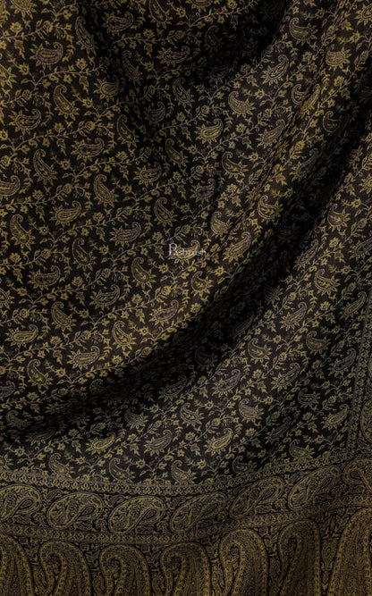 Pashtush India 70x200 Pashtush Women's Ethnic Weave Stole, Fine Wool