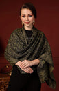Pashtush India 70x200 Pashtush Women's Ethnic Weave Stole, Fine Wool