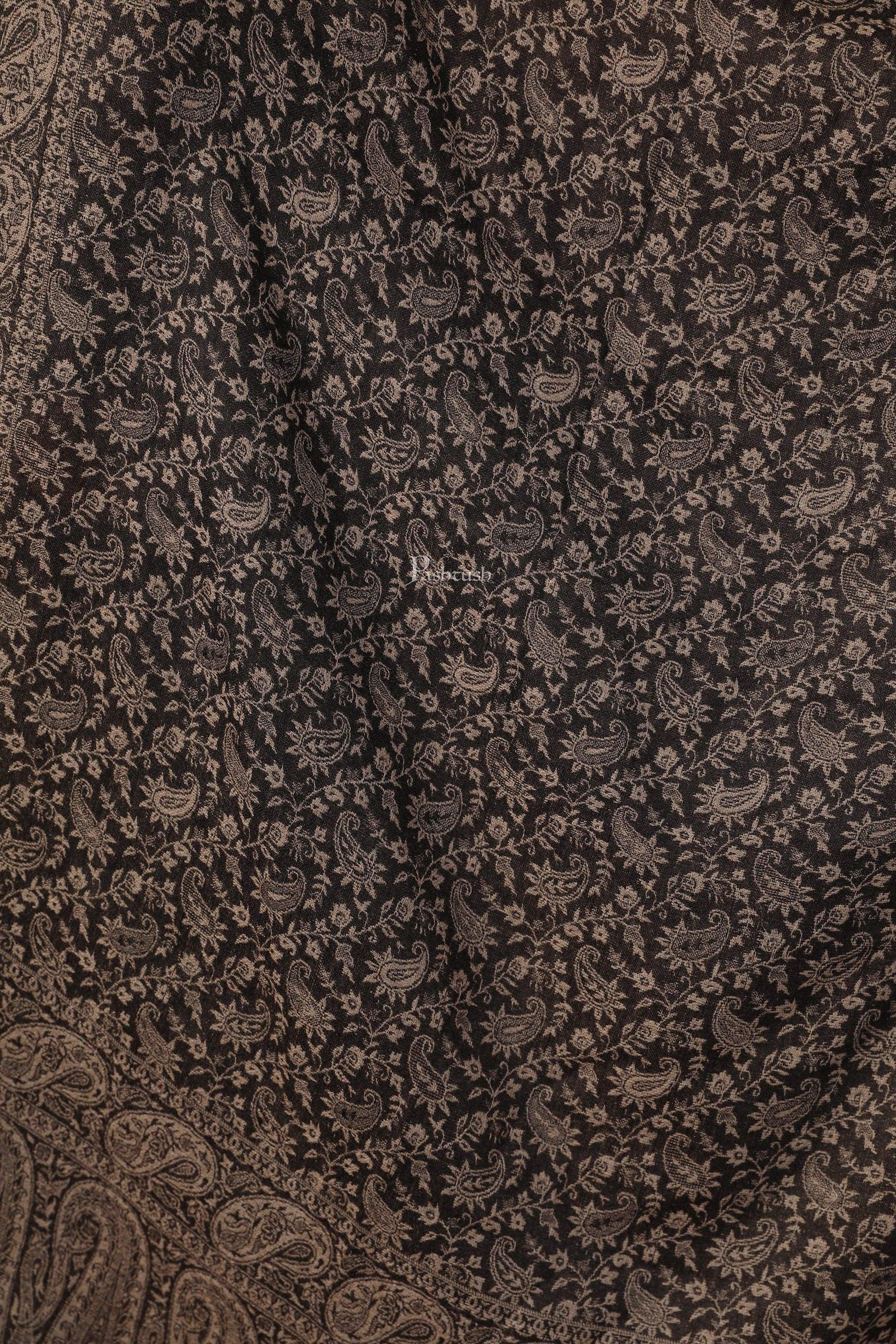 Pashtush India 70x200 Pashtush Women's Ethnic Weave Stole, Fine Wool