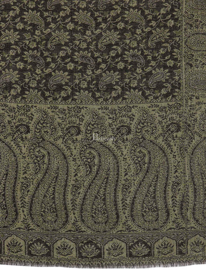 Pashtush India Womens Stoles and Scarves Scarf Pashtush Women'S Ethnic Weave Stole, Fine Wool