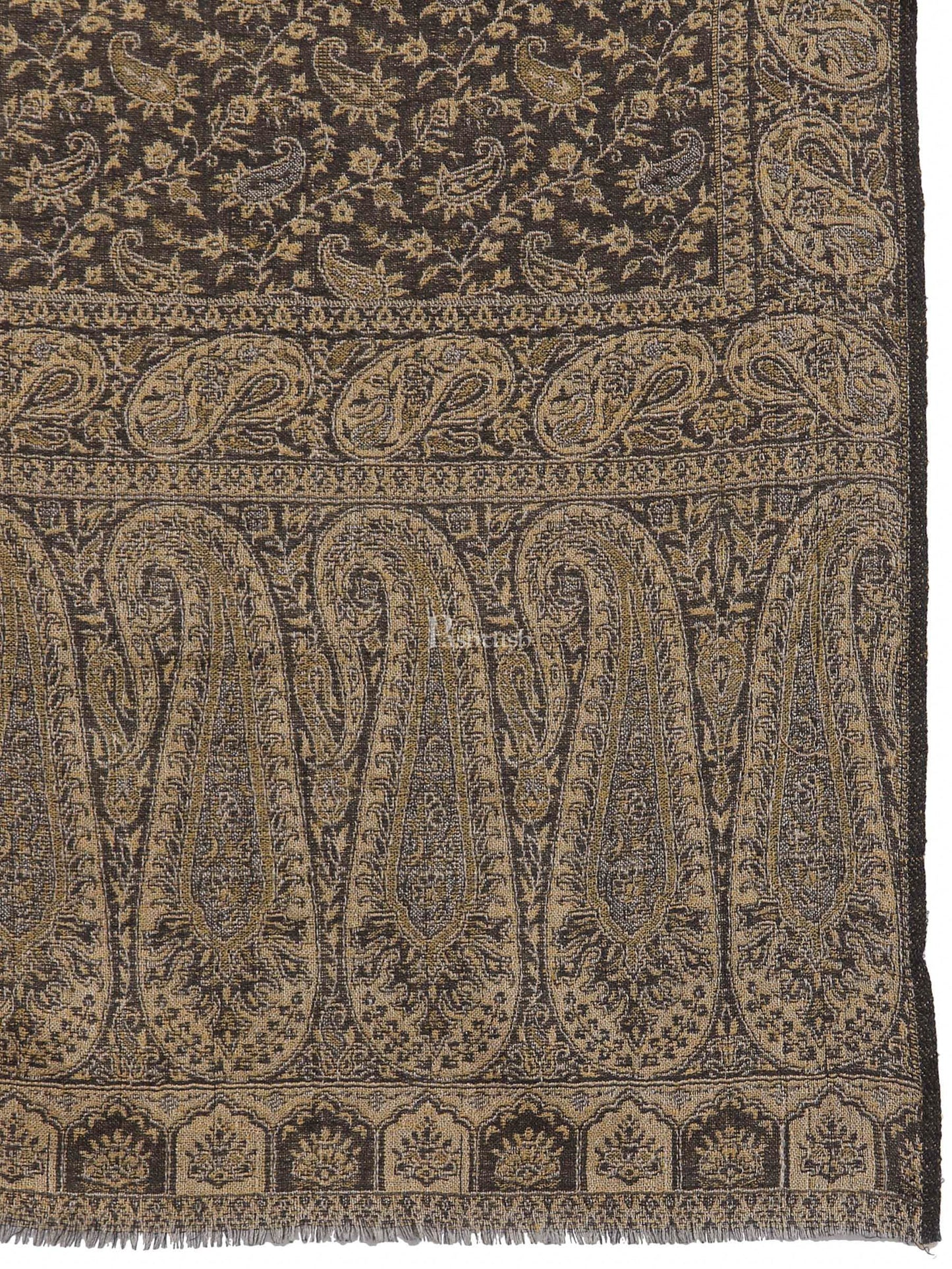 Pashtush India Womens Stoles and Scarves Scarf Pashtush Women'S Ethnic Weave Stole, Fine Wool